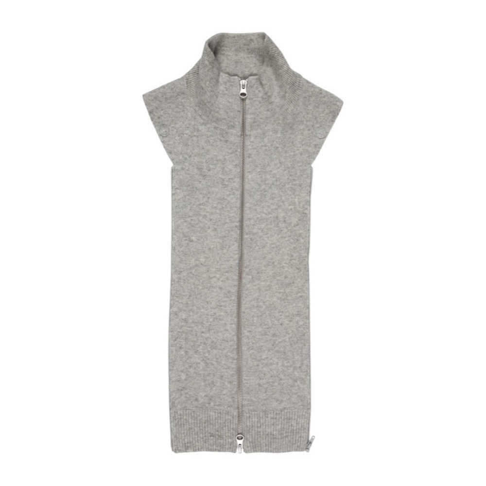 Veronica Beard Cashmere Uptown Dickey In Gray